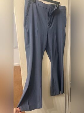 Banana Republic Sculpted Stretch Pants in Slate Blue